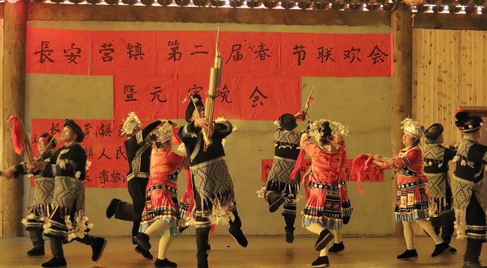 一场别样的乡村元宵晚会 ——湖南邵阳城步县长安营镇村民自编自导自演办晚会